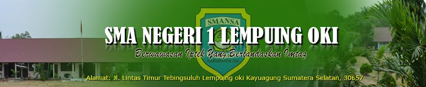 SMA N 1 Lempuing OKI Sumatera Selatan